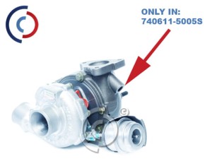 Rigenerato turbocompressore Garrett 740611-5005S 740611-0005 740611-5 282112A510A 28211-2A510A M282112A510A M28211-2A510A (DPF)